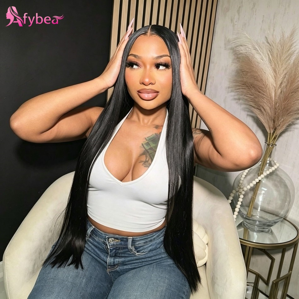 Hd Lace Frontal Wig Human Hair Pre Plucked - Peruki z naturalnych ludzkich włosów, bezklejowe,