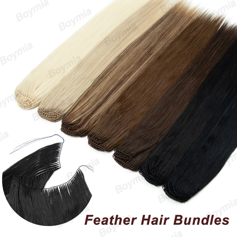 Invisible Tape In Extensions Real Hair - Przedłużenia włosów z piór, naturalne pasma