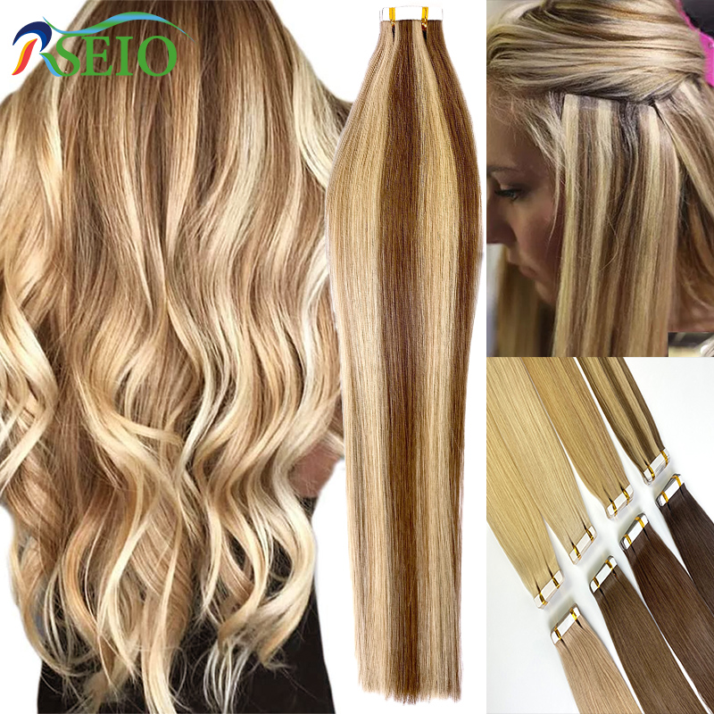 Invisible Tape In Extensions Real Hair - RSEIO prosta taśma w doczepach z