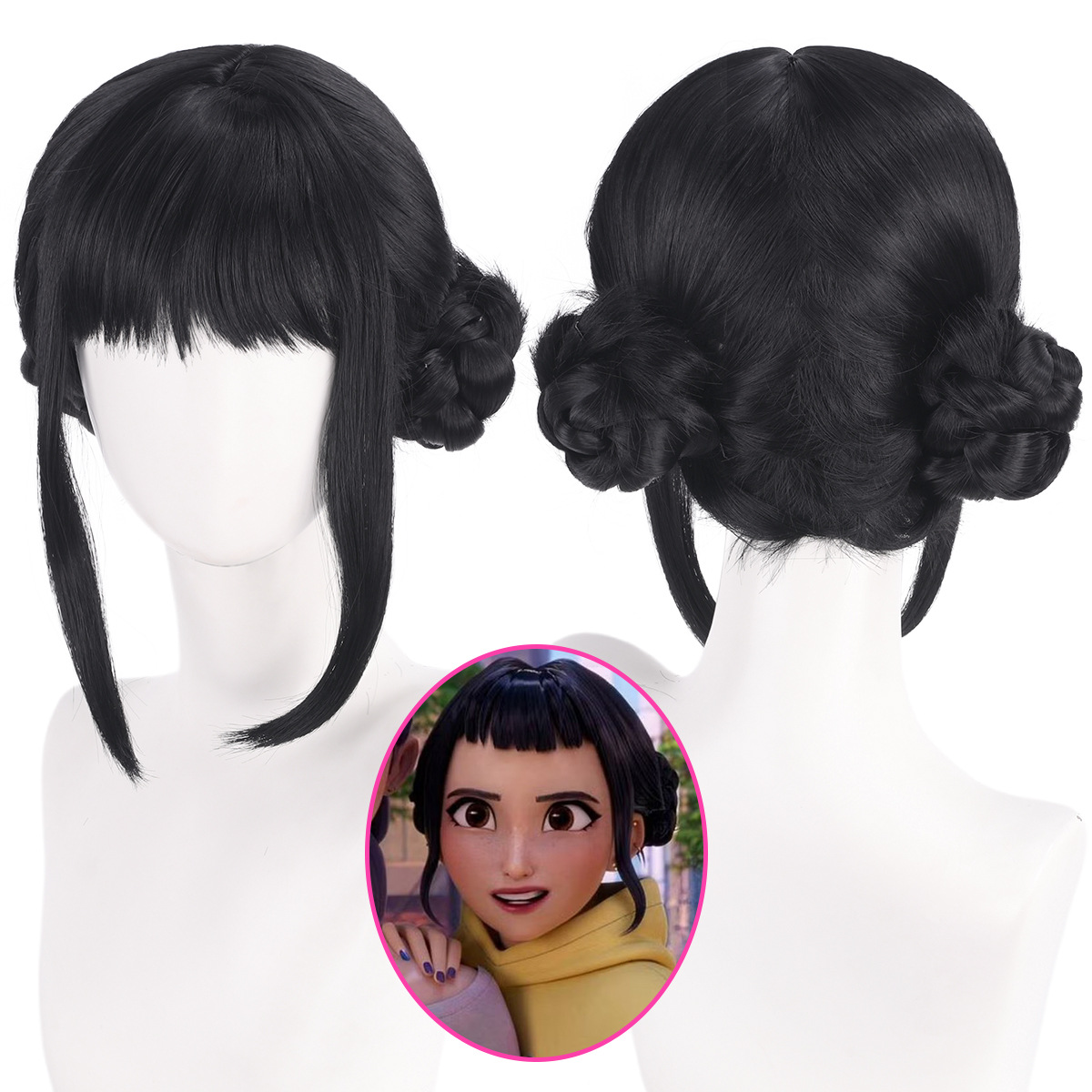 Synthetic Braided Wigs For Black Women - Peruka do cosplayu Zoey, 33 cm,