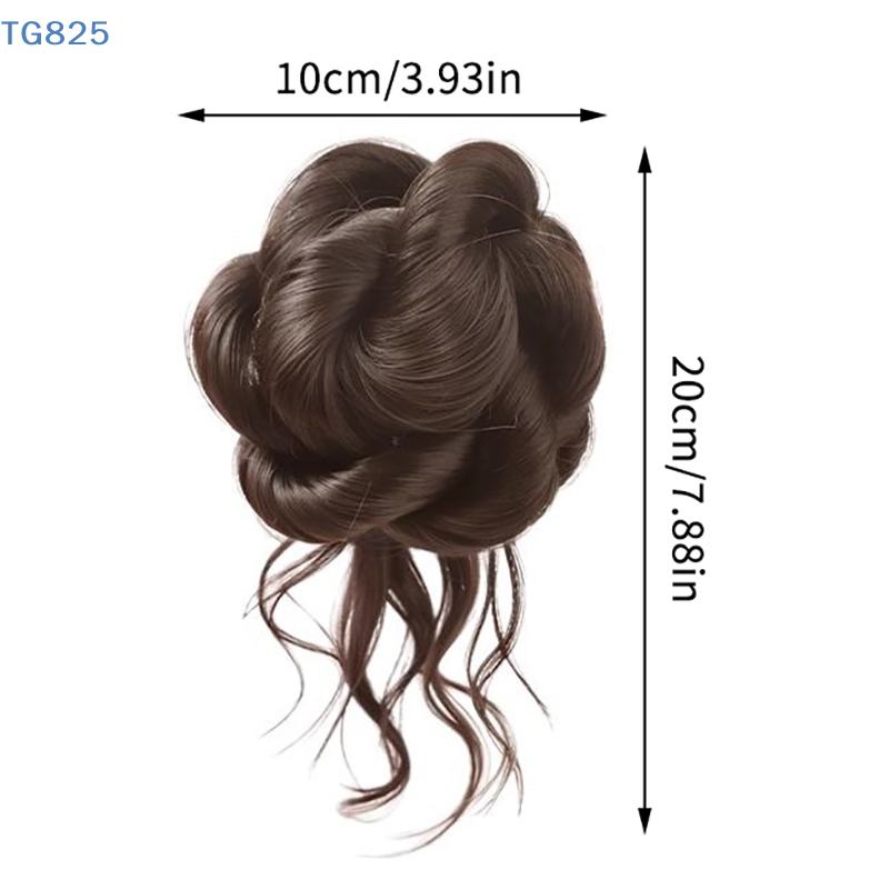 Claw Clip Messy Bun Hair Piece - 【AN】【AN】Nowy syntetyczny kok z włosów, messy
