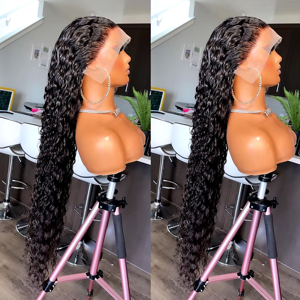 Human Hair Wigs - 42-calowe peruki z brazylijskich dziewiczych włosów