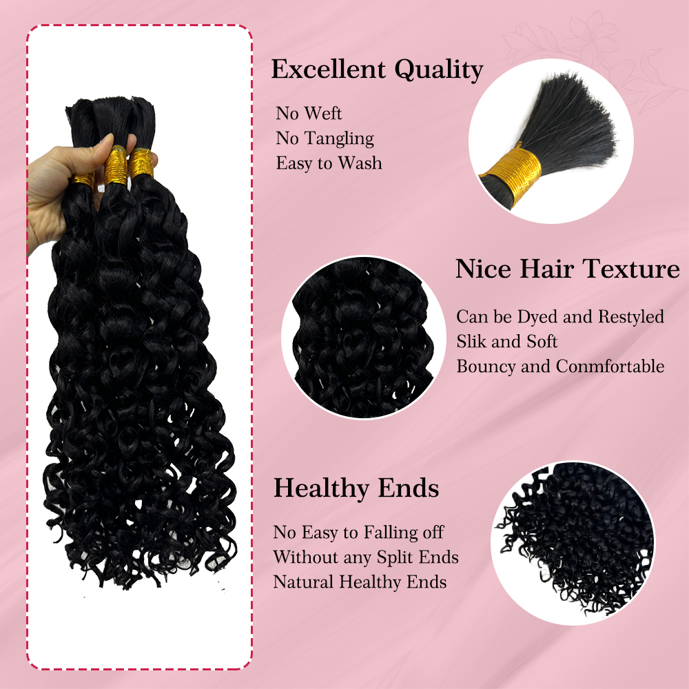 Ali Queen Hair Water Wave Bulk – Water Wave Bulk Human Hair For Braiding recenzja i cena