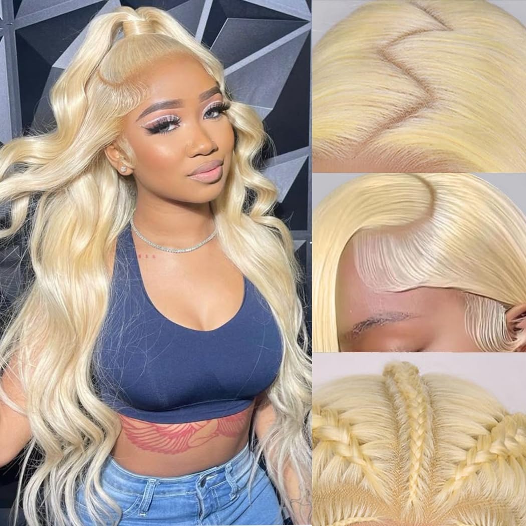 Peruka typu HD Lace Frontal, b – 613 Blonde Body Wave Lace Front Wig recenzja i cena