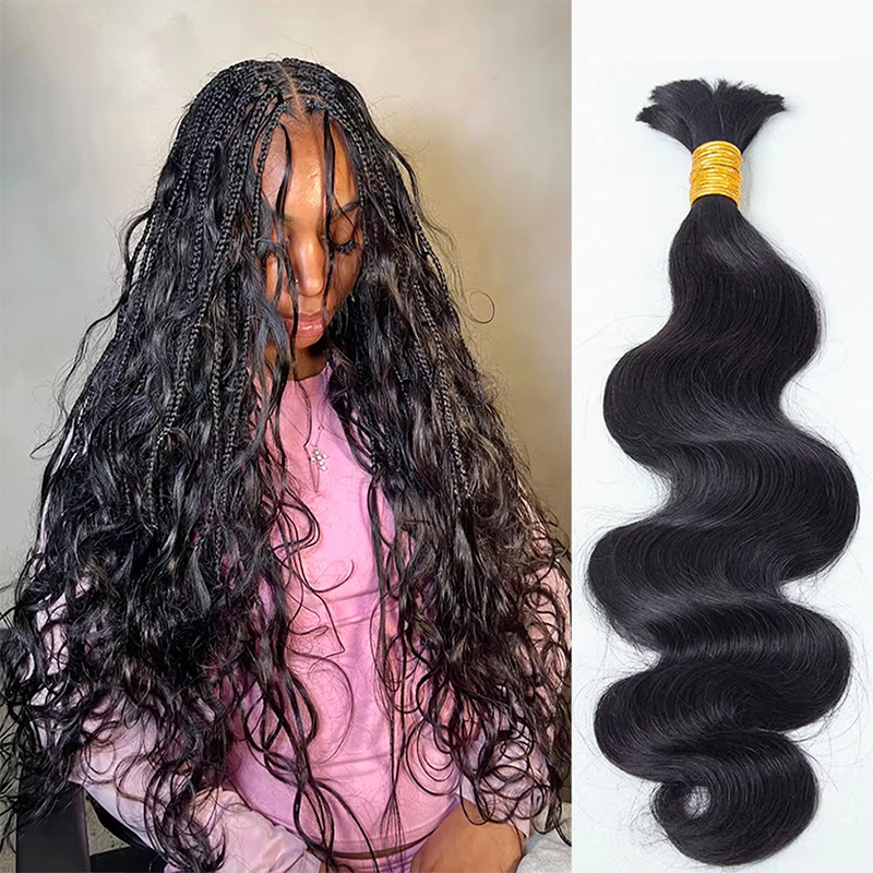 12A 12-30 cali 1-5 sztuk natur – Water Wave Bulk Human Hair For Braiding recenzja i cena