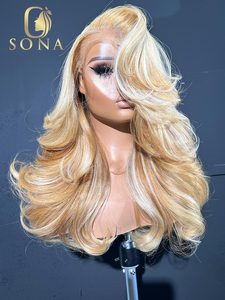 613 #   27 #   Peruka z natura – 613 Blonde Body Wave Lace Front Wig recenzja i cena