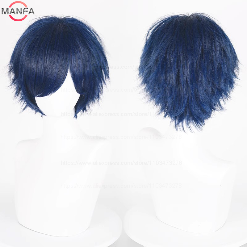 Anime 30cm Krótka Prosta Peruk – Synthetic Braided Wigs For Black Women recenzja i cena