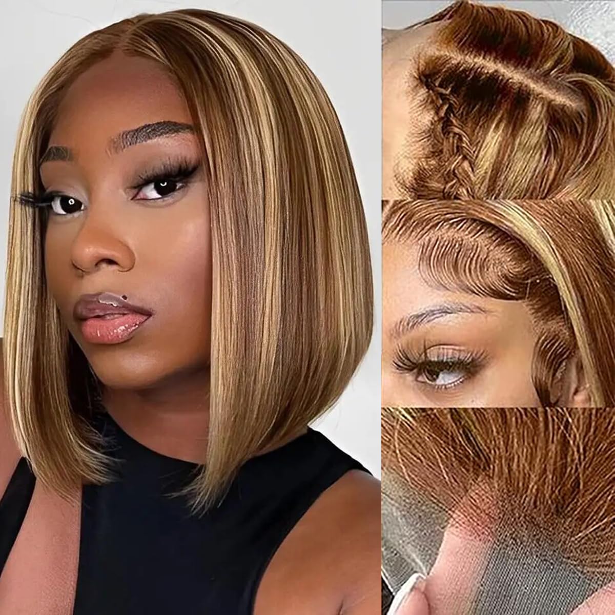 Peruka Bob z naturalnych włosó – Pre Parted 13X4 Lace Front Bob Wig recenzja i cena