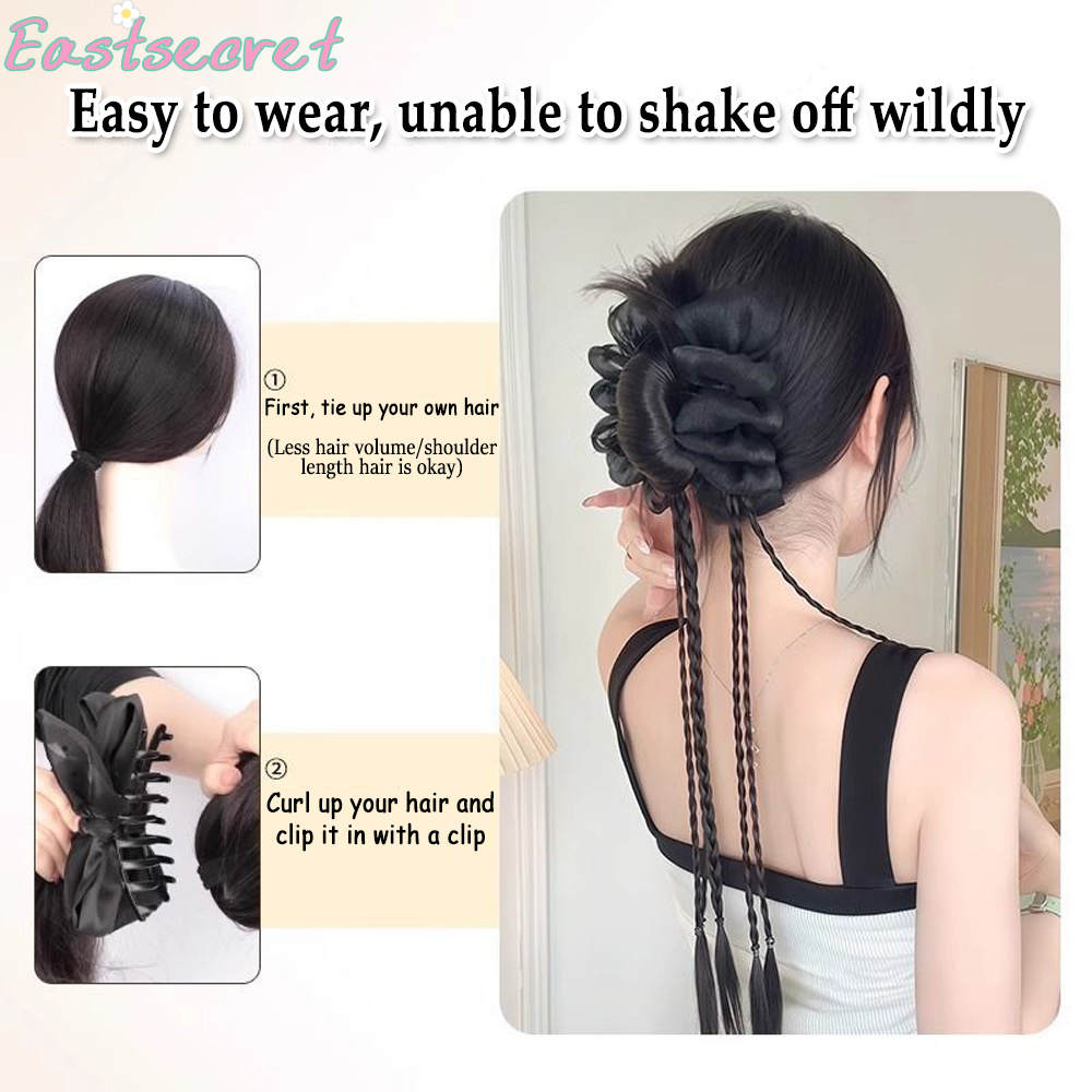 Czarna kokarda, półskładana sp – Claw Clip Messy Bun Hair Piece recenzja i cena