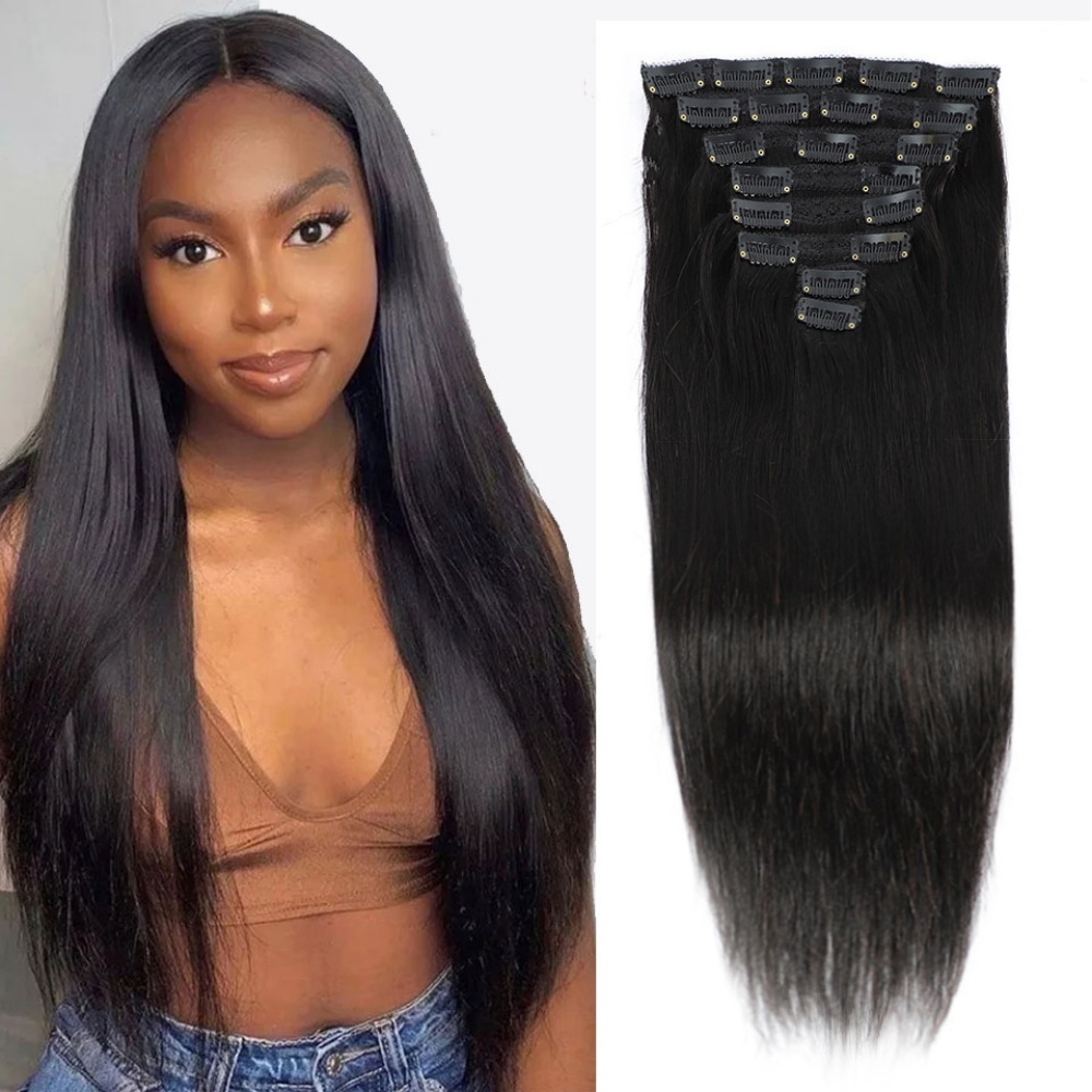 Naturalne, proste doczepiane w – Seamless Clip In Hair Extensions Human Hair recenzja i cena