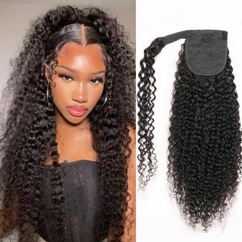 Doczepiany kucyk z kręconych w – Seamless Clip In Hair Extensions Human Hair recenzja i cena
