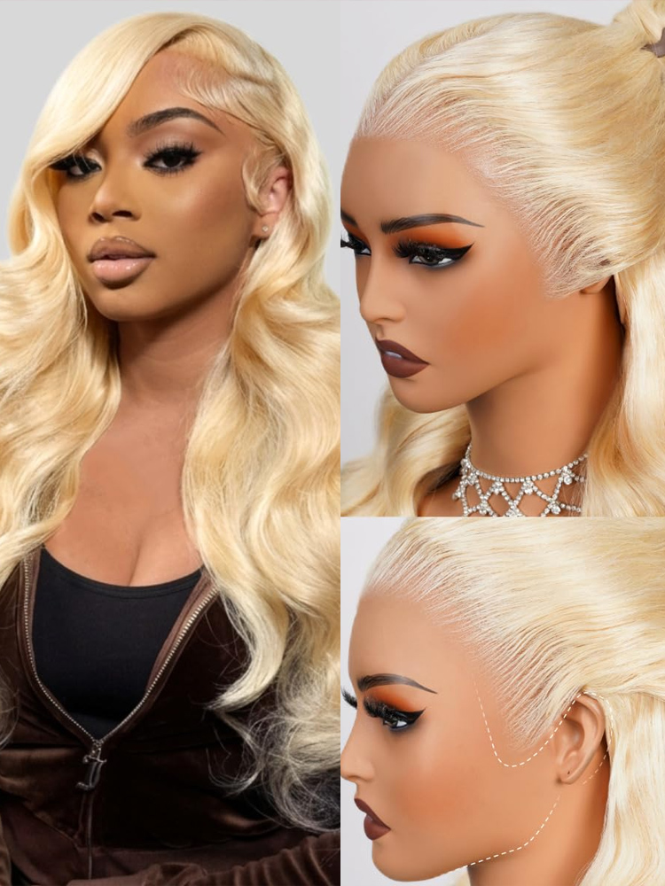 Peruka z ludzkich włosów w kol – 613 Blonde Body Wave Lace Front Wig recenzja i cena