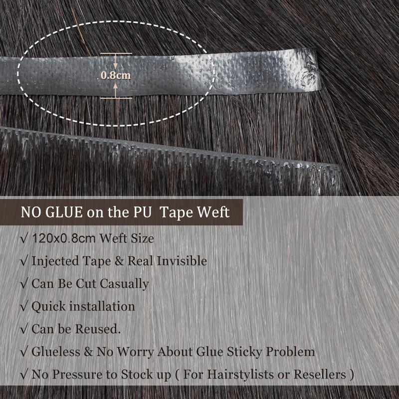 Niewidoczna długa taśma PU Wef – Invisible Tape In Extensions Real Hair recenzja i cena