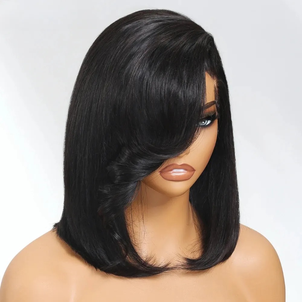 Czarna Krótka Peruka Bob Prost – Pre Parted 13X4 Lace Front Bob Wig recenzja i cena