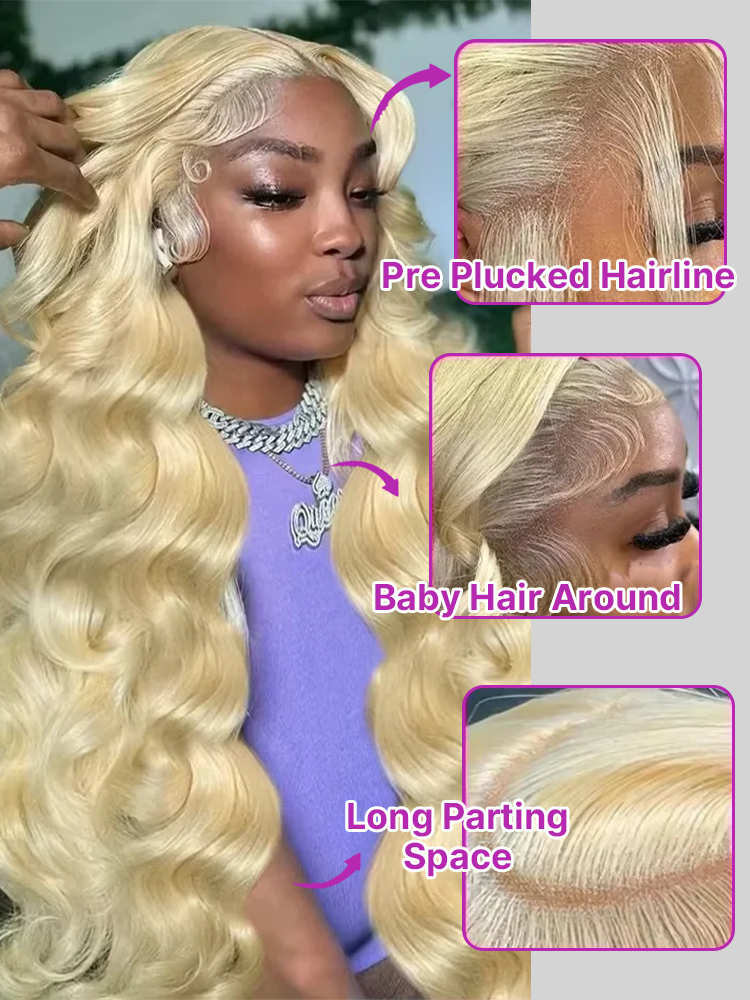 Peruka z ludzkich włosów w kol – 613 Blonde Body Wave Lace Front Wig recenzja i cena