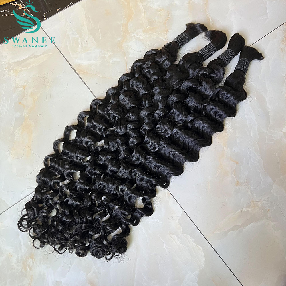 Włosy naturalne Water Wave 100 – Water Wave Bulk Human Hair For Braiding recenzja i cena