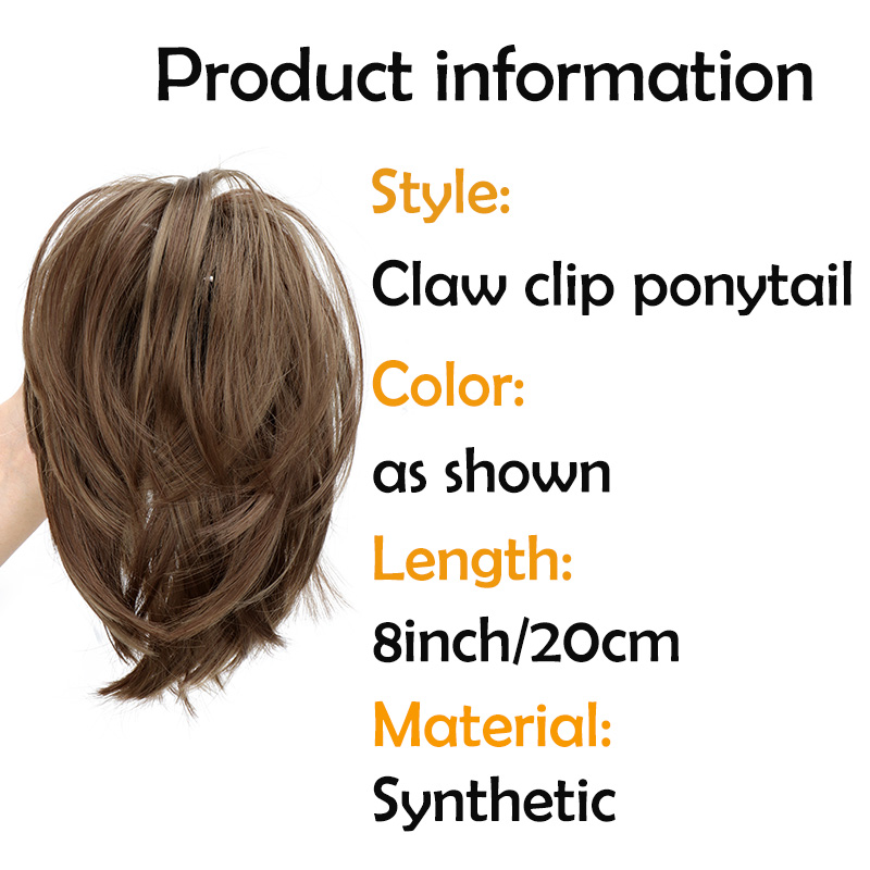 WIGSIN syntetyczny roztrzepany – Claw Clip Messy Bun Hair Piece recenzja i cena