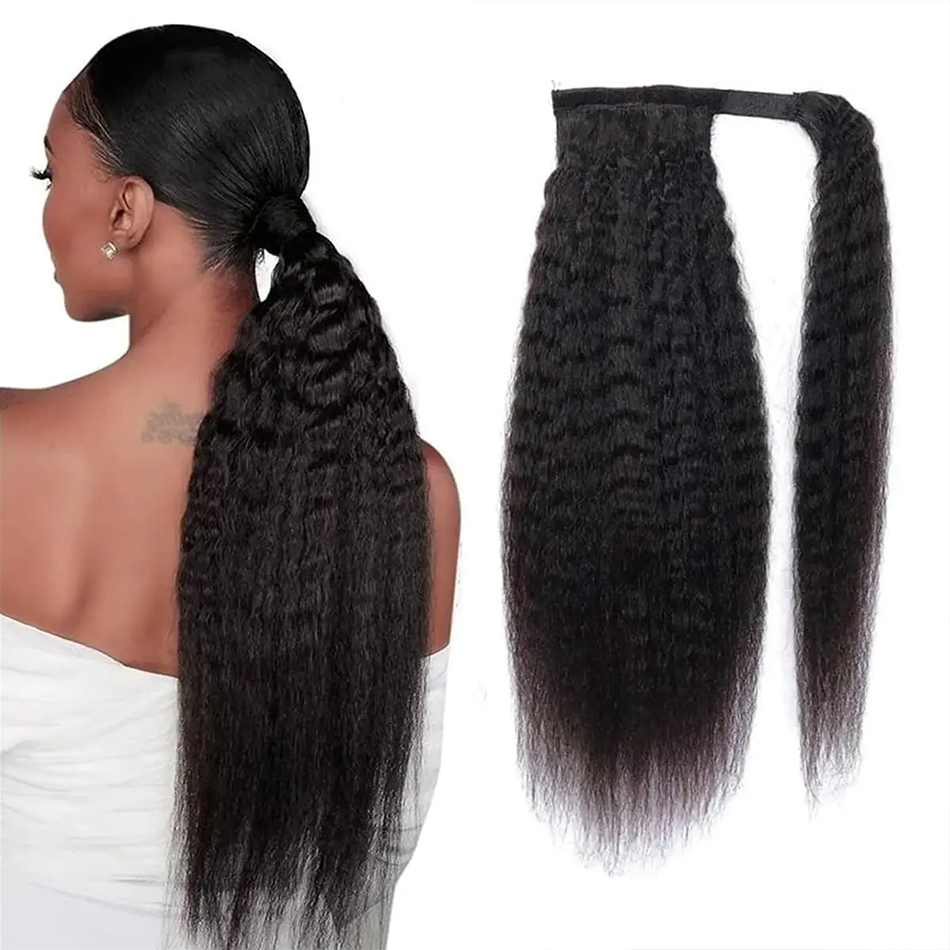 100g Kinky Straight Doczepiany – Seamless Clip In Hair Extensions Human Hair recenzja i cena