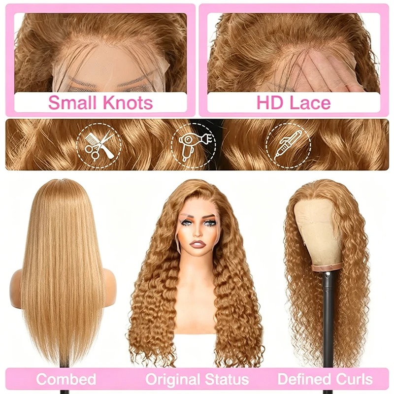Peruka z ludzkich włosów, blon – Hd Lace Frontal Wig Human Hair Pre Plucked recenzja i cena