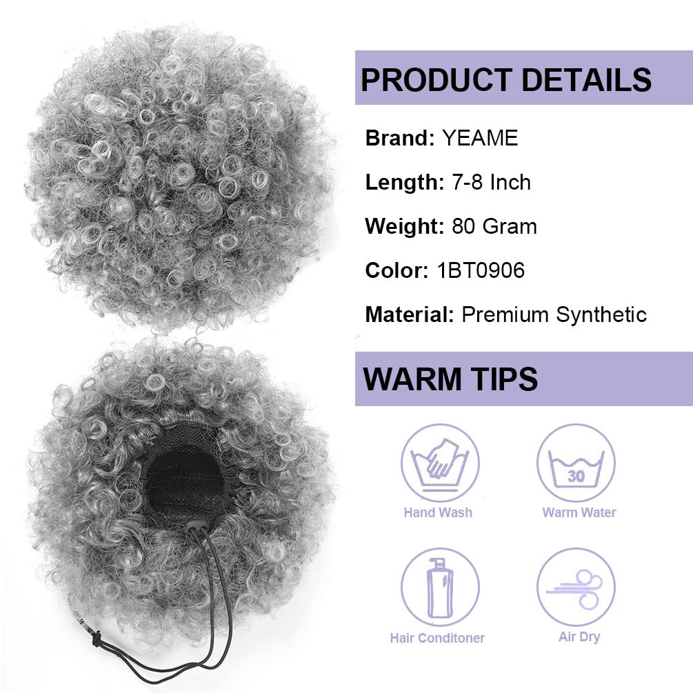 Afro Puff z Sznurkiem, Krótkie – Drawstring Afro Curly Puff Ponytail recenzja i cena