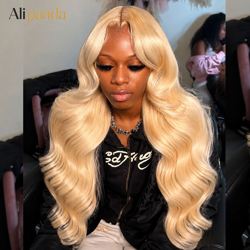 Peruka z włosów naturalnych 61 – 613 Blonde Body Wave Lace Front Wig recenzja i cena