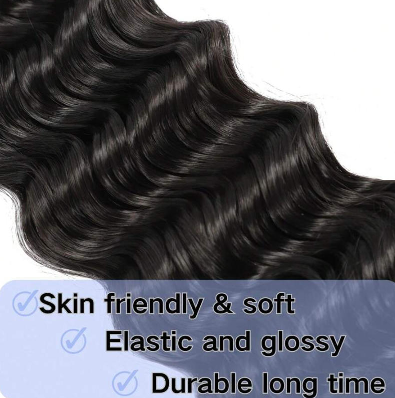 Włosy naturalne do zaplatania  – Water Wave Bulk Human Hair For Braiding recenzja i cena