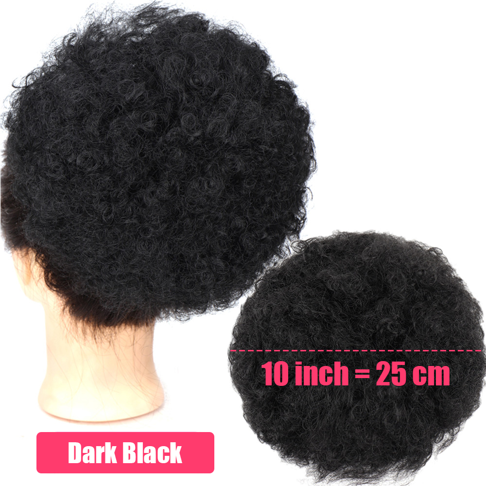 Syntetyczny 10-calowy Duży Afr – Drawstring Afro Curly Puff Ponytail recenzja i cena