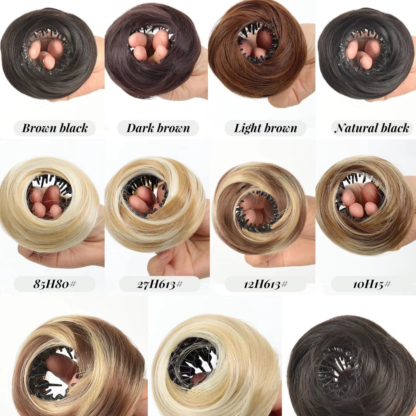 Syntetyczny mini klips do włos – Claw Clip Messy Bun Hair Piece recenzja i cena